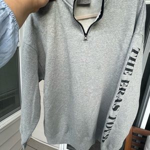 Large Taylor Swift tour exclusive gray quarter zip sweater
